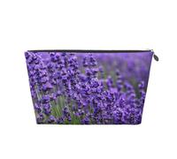 Lavanda viola, Borsa da toilette Borsa per trucco Borsa per cosmetici Borsa da toilette da viaggio portatile