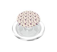 Lavanda Viola Daisy Pattern Line Art Fiori Floreali PopSockets PopGrip per MagSafe