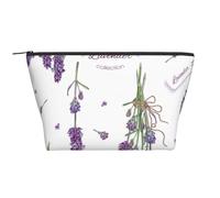 Lavande Sulla Provenza Colorata D'epoca, Borsa da toilette Borsa per trucco Borsa per cosmetici Borsa da toilette da viaggio portatile