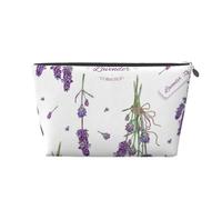 Lavande Sulla Provenza Colorata D'epoca, Borsa da toilette Borsa per trucco Borsa per cosmetici Borsa da toilette da viaggio portatile