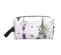 Lavande Sulla Provenza Colorata D'epoca, Borsa per il trucco Borsa per cosmetici Borsa da viaggio portatile da viaggio Borsa per trucco Organizer