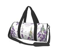 Lavande Sulla Provenza Colorata D'epoca, Borsone da viaggio di grande capacità Borsa rotonda Borsa da viaggio sportiva Borsa da viaggio Borsa da fitness
