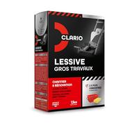 Lavanderia Clario speciale grande lavoro e fai da te - Detersivo 2 volte più concentrato e potenza per preparare tutti i supporti - Made in France