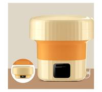 Lavanderia compatta. Lavatrice pieghevole, lavatrice multifunzionale for calzini, piccola lavatrice portatile da viaggio for dormitori all'aperto .Portatile(Beige)