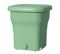Lavanderia compatta. Lavatrice Pieghevole Portatile Multifunzionale, Sicura E Facile Da Riporre, Piccola For Dormitorio .Portatile(Fresh green)