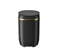 Lavanderia compatta. Mini lavatrice piccola speciale for calzini e biancheria intima, lavatrice semiautomatica con lavaggio e scarico .Portatile(Black)