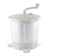 Lavanderia compatta. Mini lavatrice portatile manuale for biancheria intima, for casa, dormitorio, grigia .Portatile
