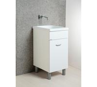 Lavanderia Mobile Lavatoio Oceano 45x51 cm con vasca in ceramica