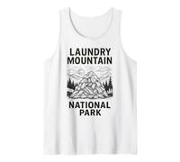 Lavanderia Parco Nazionale Montagna Divertente Mamma Vita Vintage Parodia Canotta