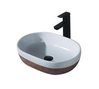 Lavandini da appoggio Lavandino da appoggio in ceramica for bagno in stile europeo, luce e lusso