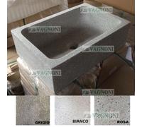 LAVANDINO CM 68x45 IN GRANIGLIA DI MARMO+PILETTA SCARICO LAVELLO PILOZZO ACQUAIO