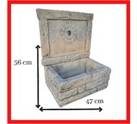 Lavandino con vasca da esterno per giardino lavello pilozzo in cemento appoggio