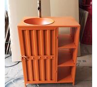 Lavandino da bagno industriale - Stile retrò loft per bar, KTV, Cyber Cafe - Combinazione artistica in ferro durevole