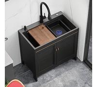 Lavandino da cucina per ristorante con armadio da cucina commerciale per ristorante, senza lavello, in piedi, in alluminio, per rubinetteria, dispenser, per ristorante, lavanderia, cortile