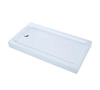 Lavandino Doccia Portatile Con Tubo Di Scarico, Lavabo Doccia For Camper Con Superficie Antiscivolo Testurizzata, Facile Installazione, Adatto For Angoli, Pareti, Camper(27.6x55.1in)