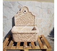 LAVANDINO FONTANA A MURO DA PARETE LAVABO IN CEMENTO MARMO PIETRA DA GIARDINO