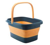 Lavandino for pediluvio con manico, grande capacità, portatile, for massaggio, pieghevole, for , secchio, forniture for il bagno Per Piedi(Yellow)
