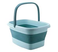 Lavandino for pediluvio con manico, grande capacità, portatile, for massaggio, pieghevole, for , secchio, forniture for il bagno Per Piedi(Blue)