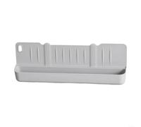 Lavandino in silicone per paraspruzzi, 58,4 cm, colore grigio | Tavola di stoccaggio con ventose che impedisce gli schizzi e mantiene i vestiti asciutti