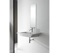 Lavandino Lavabo Consolle bagno Modello Panarea ceramica bianco - Varie misure