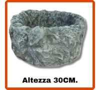 Lavandino lavello lavabo pilozzo da esterno giardino in cemento appoggio H30