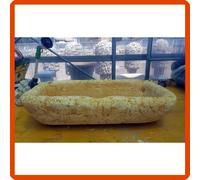Lavandino lavello lavabo pilozzo da esterno in cemento marmo appoggio H16CM.