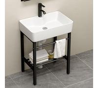 Lavandino moderno per bagno e cucina, uso interno/esterno, con rubinetto e scarico, design artistico con troppopieno, perfetto per sale da pranzo