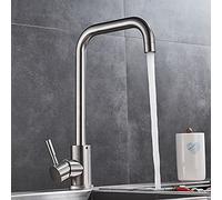 Lavandino per la Commerciale da Fattoria di Bar, Spazzolato Nickle Caldo e Freddo Acqua Fredda, Tocca del Mixer a tiro in Cucina Primaverile, 2 Funct Gugge