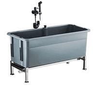 Lavandino per mocio da esterno resistente, grande stazione di lavaggio indipendente per lavanderia e bagno di servizio resistente alle fuoriuscite