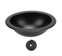 Lavandino rotondo per roulotte lvifloae Lavandino rotondo per bagno con scarico 40 mm Atto per barca, roulotte, 340 x 270 x 120 mm Atto per yacht e furgoni