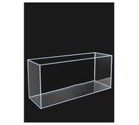 Lavandino trasparente, Vassoio for lavello con serbatoio d'acqua in acrilico a cinque lati, scatola espositiva da 2 pollici di spessore, diverse dimensioni(40x30x25cm/15.7x11.8x9.8in)