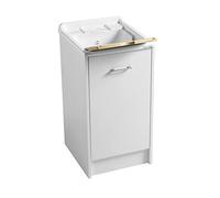 Lavapanni lavatoio Domestica Colavene a 1 anta 45x50 colore tela bianco