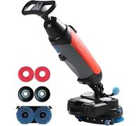 Lavapavimenti commerciali con design senza fili, serbatoi separati da 4,5 e 7,5 l, spazzole per mocio elettrico da 18 pollici, alimentazione a batteria da 36 V