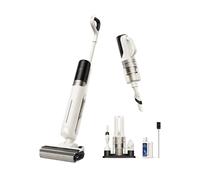 Mova K30 Mix Aspirapolvere Lavapavimenti senza filo all-in-one multisuperficie, aspirazione da 18.000 Pa, design piatto a 180°, pulizia dei bordi su due lati, asciugatura ad aria calda