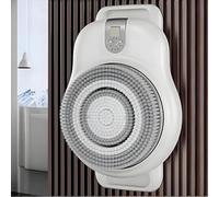 Lavapavimenti per Schiena Doccia a Parete,Spazzole da bagno con Testina da 18 Cm, Rotazione Automatica a 360°, Cuscinetto Esfoliante per Bagno, Regolazione a 3 velocità,Ricaricabile