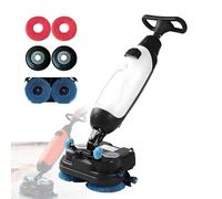 Lavapavimenti portatile - Mini macchina per una pulizia efficiente, 360 giri/min, copertura 13.000 mq/h, pulizia industriale con serbatoio da 3 galloni