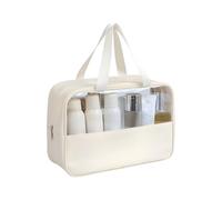 Lavare la borsa con sacca sacca gakeup | Cosmetico | Organizzatore di archiviazione trasparente | Organizzatore cosmetico per trucco chiaro di grandi dimensioni | Per le donne ragazze quotidiane