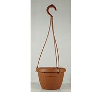 "LAVAREDO" CIOTOLA DI PLASTICA COMPLETA DI GANCIO E CON RISERVA D'ACQUA IN CONFEZIONE DA 3 PEZZI (COCCIO, 16 Centimetri)