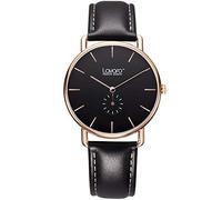Lavaro 38LA60004 Air ROSÉGOLD Orologio da polso da uomo nero in vetro zaffiro