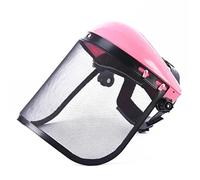 LAVAS 1 casco di sicurezza for tagliabordi da giardino con maschera protettiva a rete integrale for la protezione forestale del decespugliatore da disboscamento(A2)