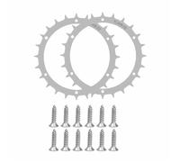 LAVAS 2 Punte in Acciaio for Ruote di trazione del Robot tagliaerba, Chiodi Antiscivolo for Bosch Indego e Gardena Sileno City.(252MM)
