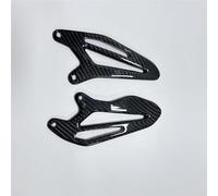 LAVAS Carbon Fiber Heel Plates Guards Footrests For YAMAHA YZF-R7 R7 2022 2023 2024 2025