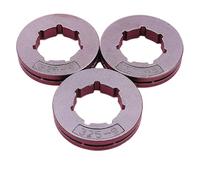 LAVAS Kit di corona for pignone a catena da 3 pezzi/lotto .325 a 9 denti for parti di motosega Stihl Husqvarna Jonsered Homelite STD Spline 22mm
