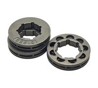 LAVAS Kit di corona for pignone a catena da 3 pezzi/lotto .325 a 9 denti for parti di motosega Stihl Husqvarna Jonsered Homelite STD Spline 22mm