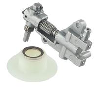LAVAS Kit robusto di pompa a olio e ingranaggio a vite senza fine progettato for l'uso nelle motoseghe cinesi più diffuse, inclusi i modelli 520045005800