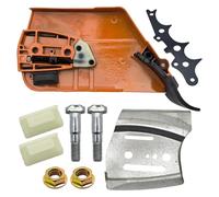 LAVAS Piastra di copertura della frizione della catena for Husqvarna 362 365 371 372 Paraurti Barra a punta Striscia Prigioniero Dado Ricambio for motosega