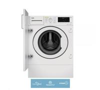 Beko HITV8736B0HT lavasciuga Da incasso Caricamento frontale Bianco D