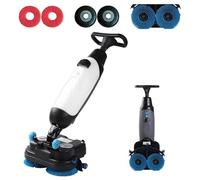 Lavasciuga Pavimenti Professionale, Con Pista Di Pulizia Da 43 Cm, Lucidatrice E Pulitrice per Pavimenti Multifunzione, 240 Giri/Min, Pulizia Profonda Di Piastrelle, Pavimenti in Legno White