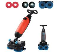 Lavasciuga Pavimenti Professionale, Con Pista Di Pulizia Da 43 Cm, Lucidatrice E Pulitrice per Pavimenti Multifunzione, 240 Giri/Min, Pulizia Profonda Di Piastrelle, Pavimenti in Legno