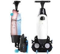 Lavasciuga Pavimenti Professionale, Lucidatrice E Pulitrice per Pavimenti Ad Alta Resistenza, Pulizia Profonda di Piastrelle E Fughe, Pavimenti in Legno E Moquette, PUò Pulire 12000 White-15A